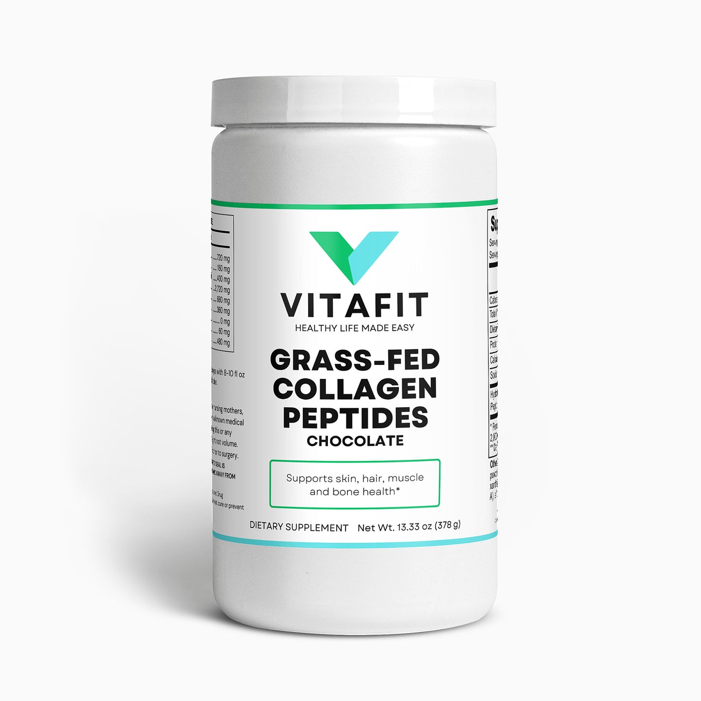 Grass-Fed Collagen Peptides Powder (Chocolate)