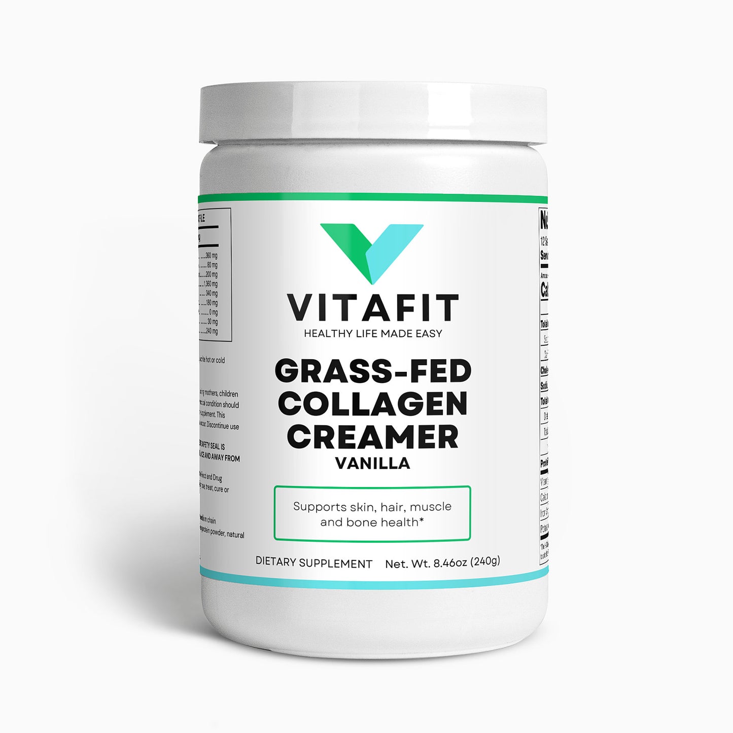 Grass-Fed Collagen Creamer (Vanilla)