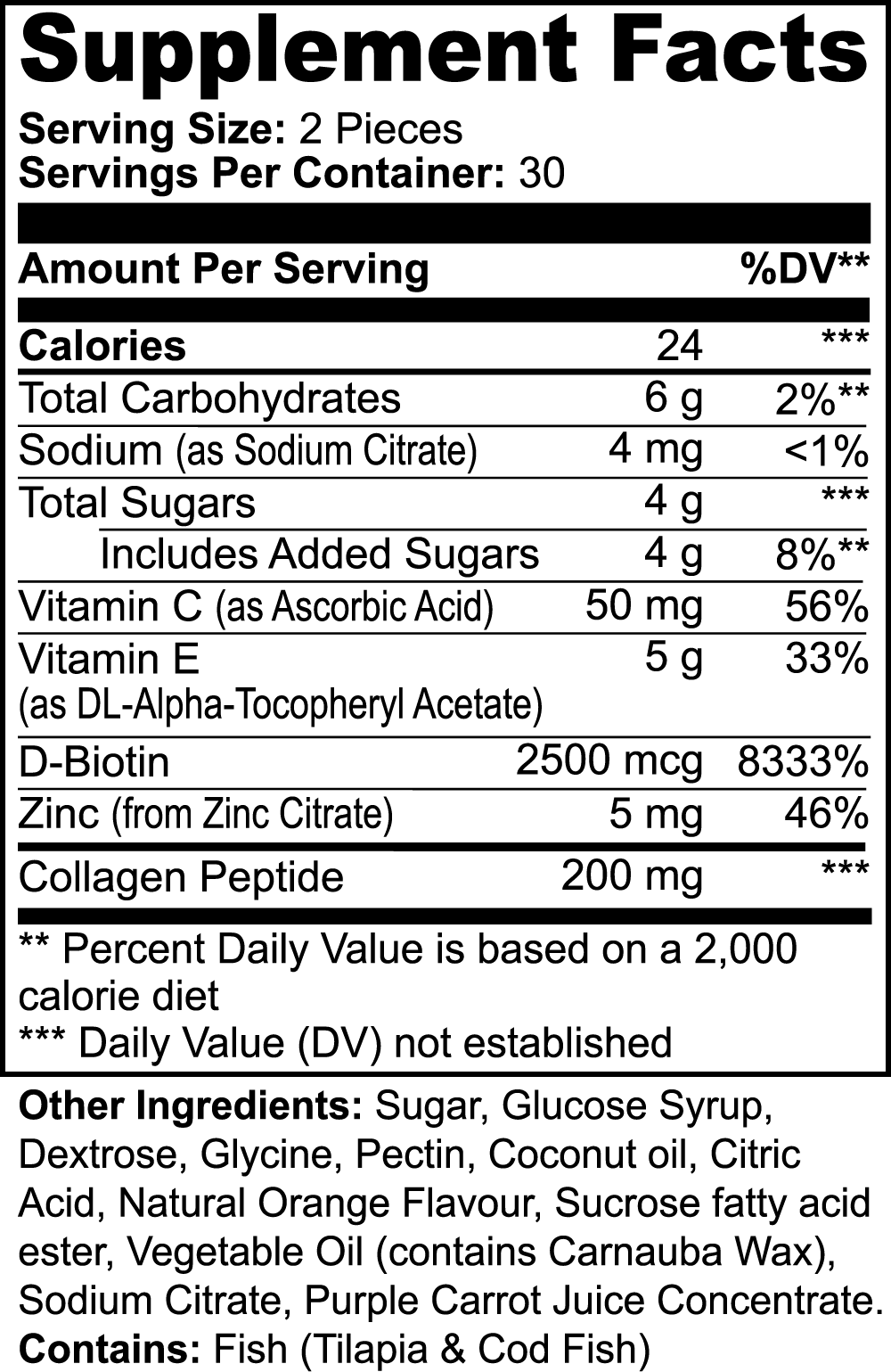 Collagen Gummies (Adult)